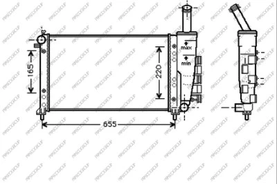 Radiator, engine cooling (FT133R007)