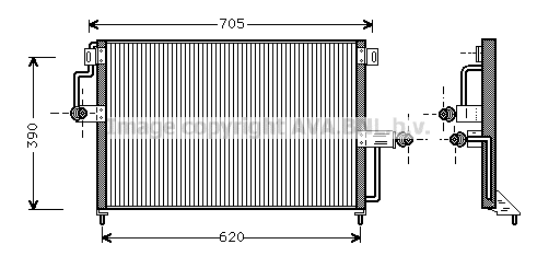 Condenser, air conditioning (OL5227)