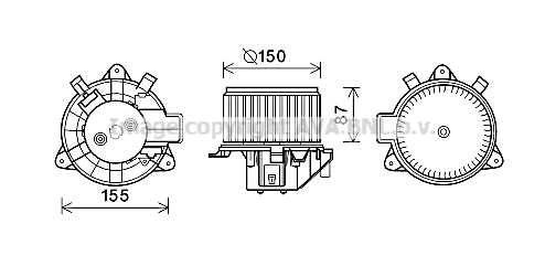 Electric Motor, interior blower (FT8429)
