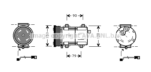 Compressor, air conditioning (FDAK284)