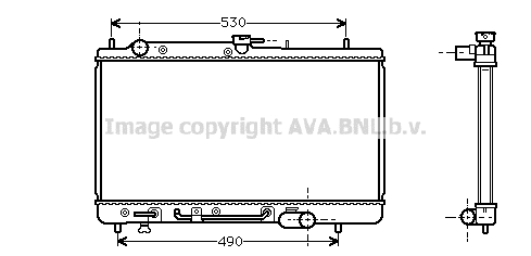 Radiator, engine cooling (MZ2069)