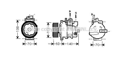 Compressor, air conditioning (AIK266)
