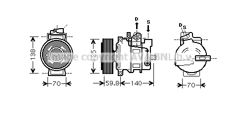 Compressor, air conditioning (AIAK295)