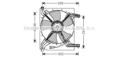 Fan, engine cooling (DW7506)