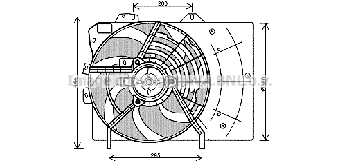 Fan, engine cooling (PE7539)