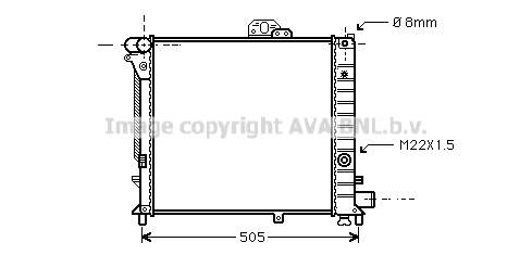 Radiator, engine cooling (SB2019)