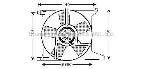 Fan, engine cooling (OL7504)