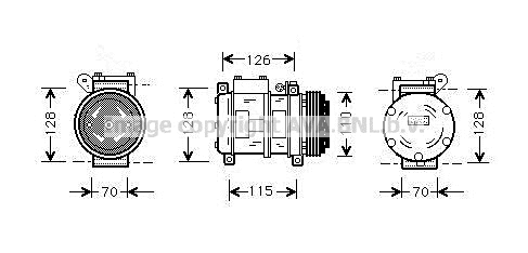 Compressor, air conditioning (BWAK229)