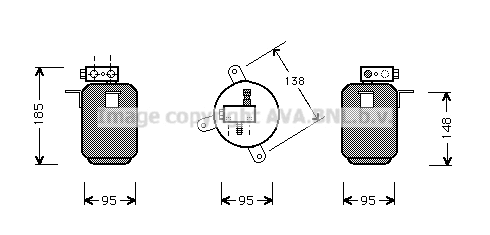 Dryer, air conditioning (BWD001)
