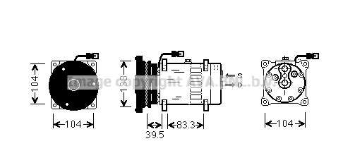Compressor, air conditioning (CPAK001)