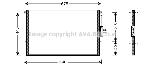 Condenser, air conditioning (JE5018)