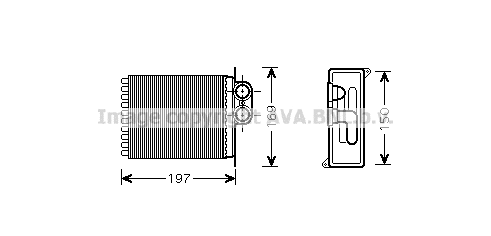 Heat Exchanger, interior heating (MSA6400)
