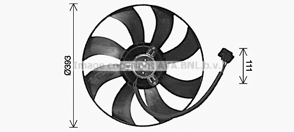 Fan, engine cooling (VN7544)