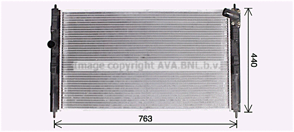 Radiator, engine cooling (MT2276)