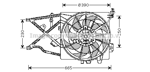 Fan, engine cooling (OL7505)