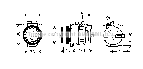 Compressor, air conditioning (MSK439)