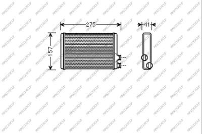 Heat Exchanger, interior heating (CI523H001)