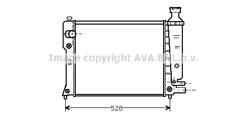 Radiator, engine cooling (PEA2092)