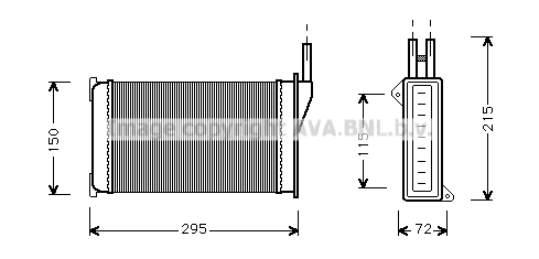 Heat Exchanger, interior heating (FD6098)