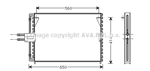 Condenser, air conditioning (RT5189)