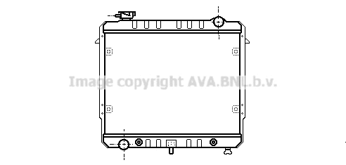Radiator, engine cooling (JE2003)