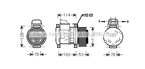 Compressor, air conditioning (MSAK583)