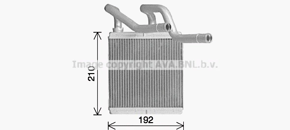 Heat Exchanger, interior heating (DN6466)