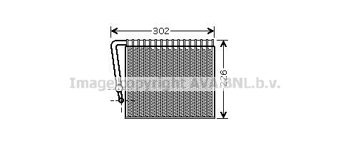 Evaporator, air conditioning (RTV356)