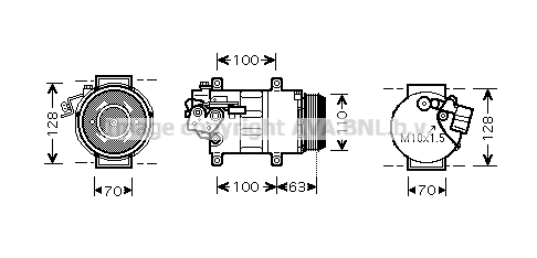 Compressor, air conditioning (MSK434)