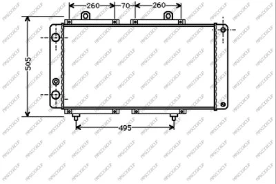 Radiator, engine cooling (FT917R002)
