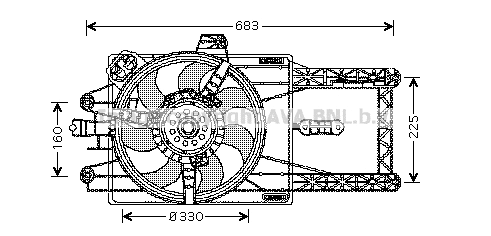 Fan, engine cooling (FT7529)