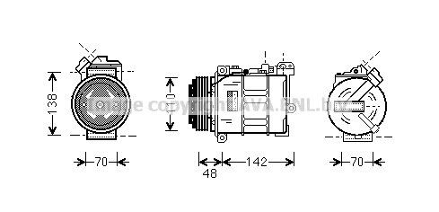 Compressor, air conditioning (BWK015)