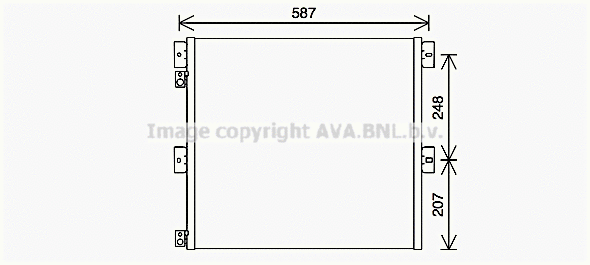 Condenser, air conditioning (RE5126)