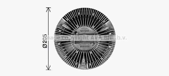 Clutch, radiator fan (DFC093)