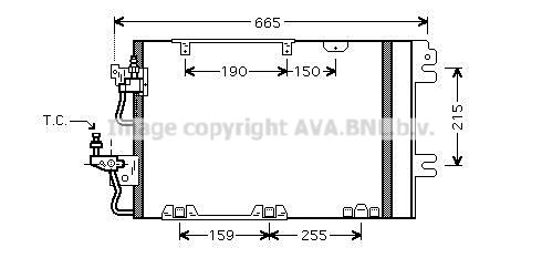 Condenser, air conditioning (OL5384D)
