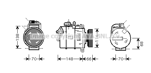 Compressor, air conditioning (AIK282)