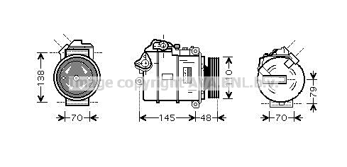 Compressor, air conditioning (BWAK317)