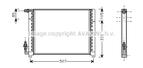 Condenser, air conditioning (AL5061)