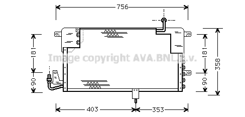Condenser, air conditioning (VN5125)