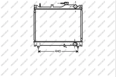 Radiator, engine cooling (SZ054R007)