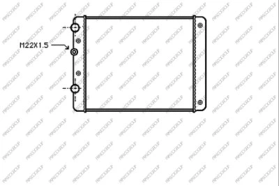 Radiator, engine cooling (ST001R004)