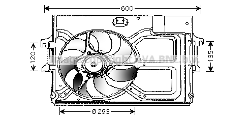Fan, engine cooling (FD7519)