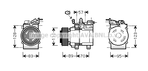 Compressor, air conditioning (KAK137)