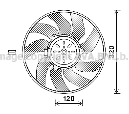 Fan, engine cooling (SB7504)