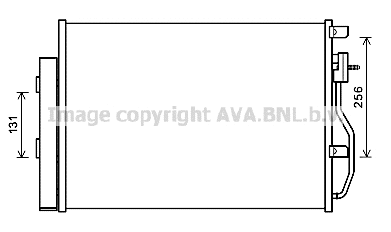 Condenser, air conditioning (CTA5048D)