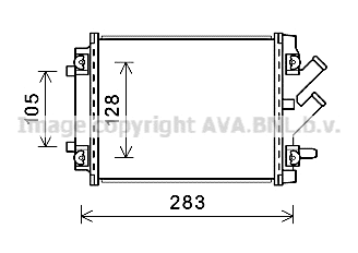 Radiator, engine cooling (AI2384)
