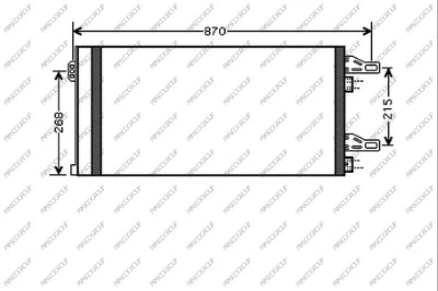 Condenser, air conditioning (CI954C001)