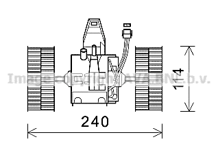 Electric Motor, interior blower (BW8491)