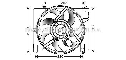 Fan, engine cooling (FT7504)