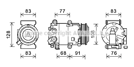 Compressor, air conditioning (FDK604)